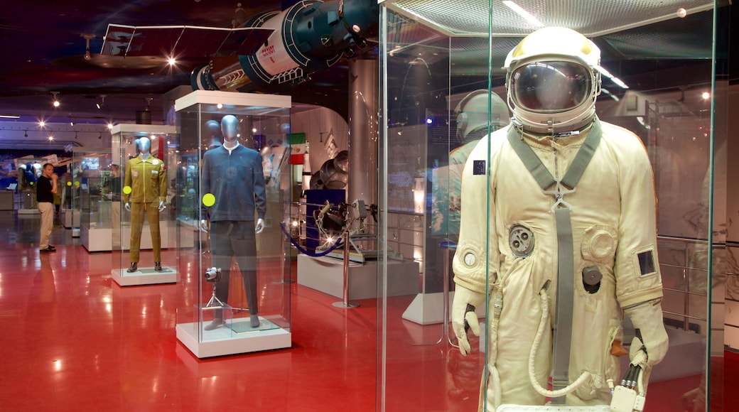 Museum of Cosmonautics showing interior views