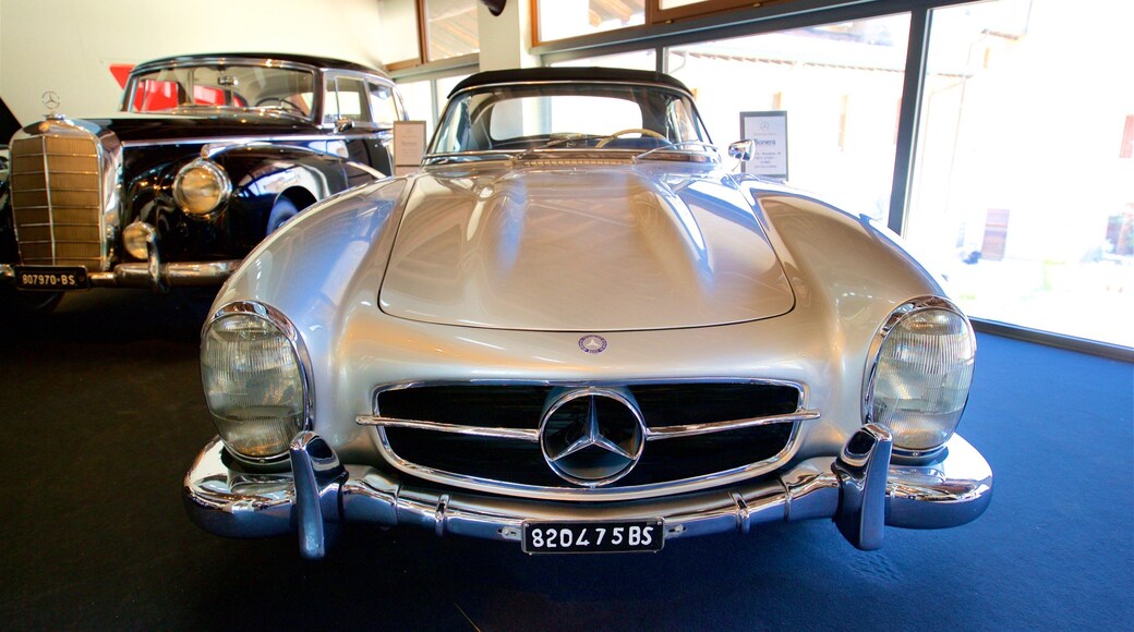 Explore classic automobiles at Mille Miglia Museum in Brescia, Lombardy, Italy showcasing historic racing cars