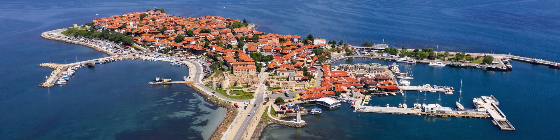 Nessebar ancient city on the Black Sea