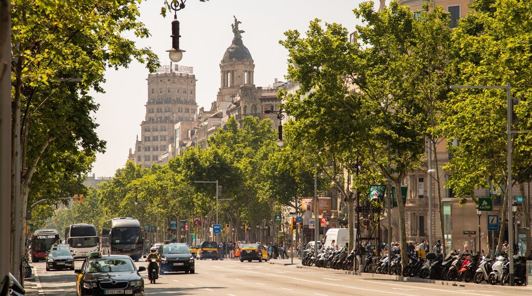 Passeig de Gracia which includes a city