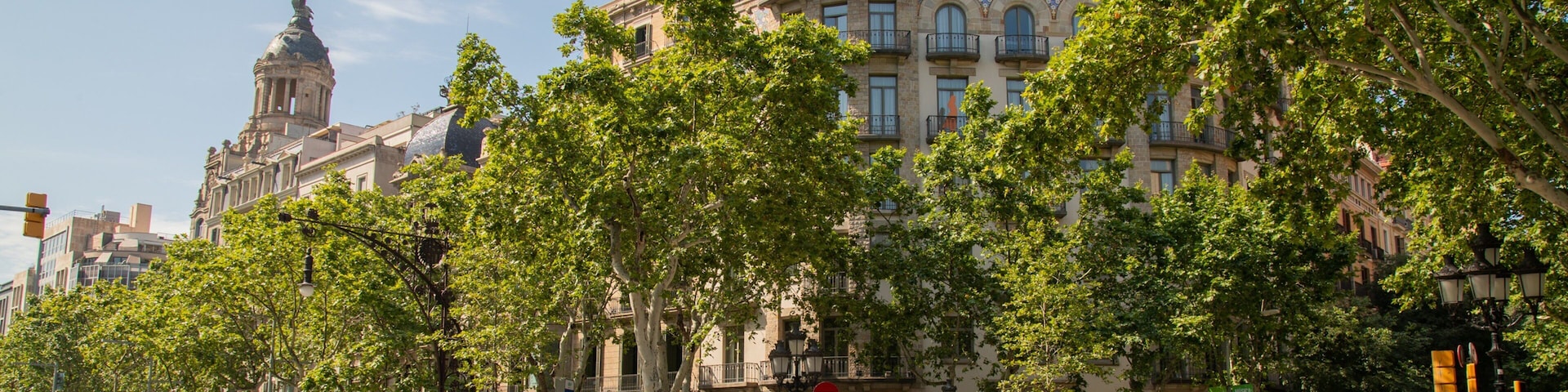 Passeig de Gracia featuring a city