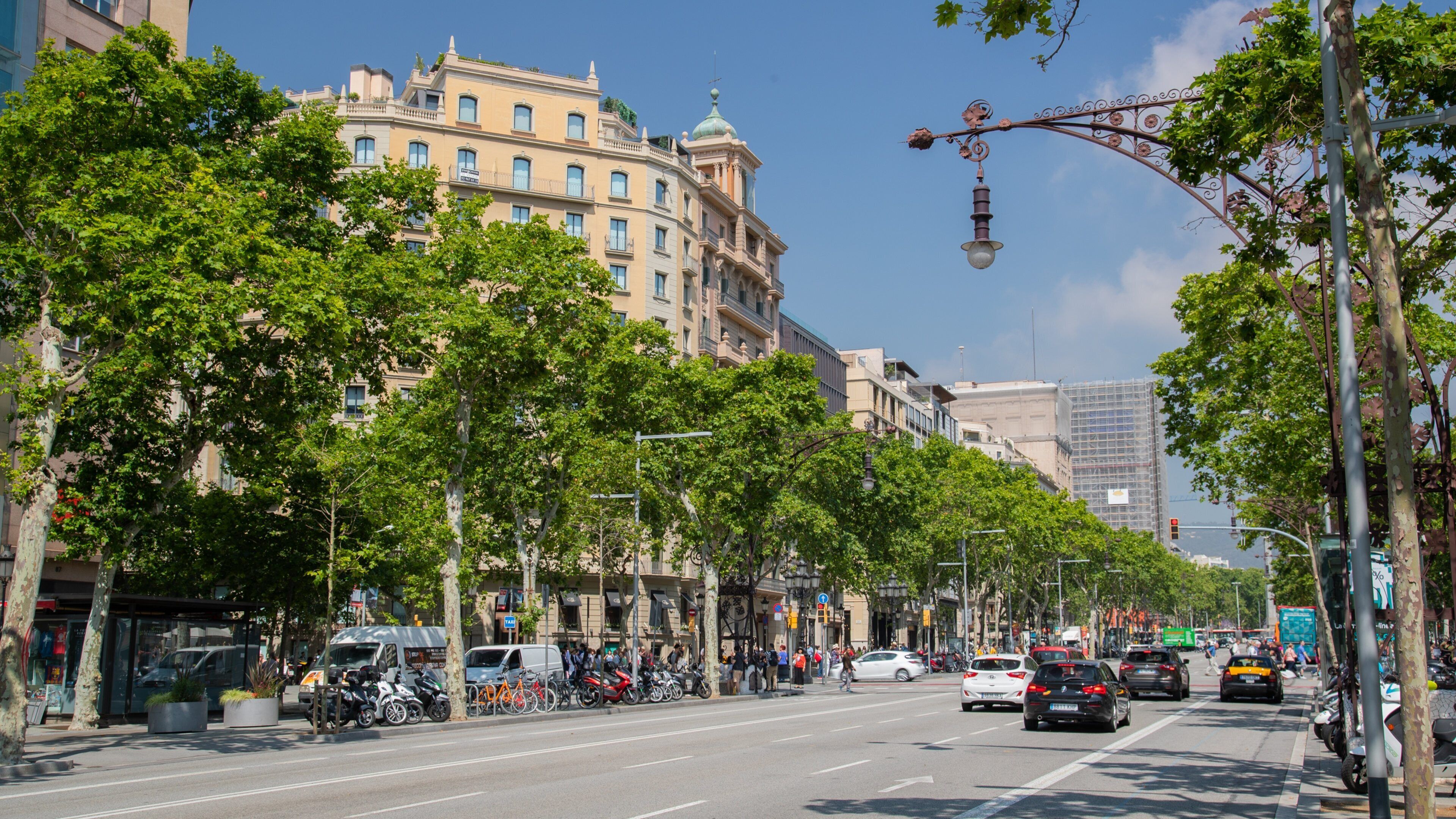 Passeig de Gracia which includes a city
