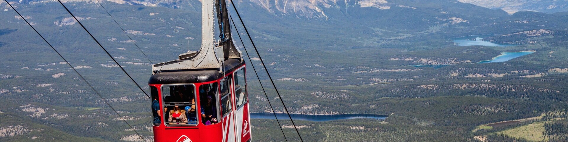 Jasper Tramway mettant en vedette scĂšnes tranquilles, panoramas et montagnes