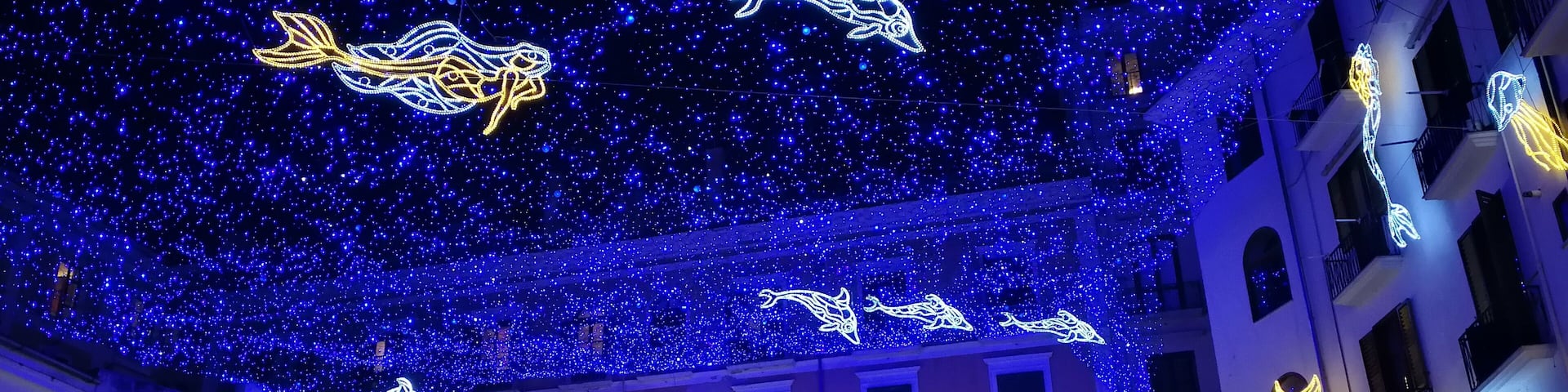 Luci d'Artista a Salerno, Piazza Flavio Gioia (Edizione 2017/18)