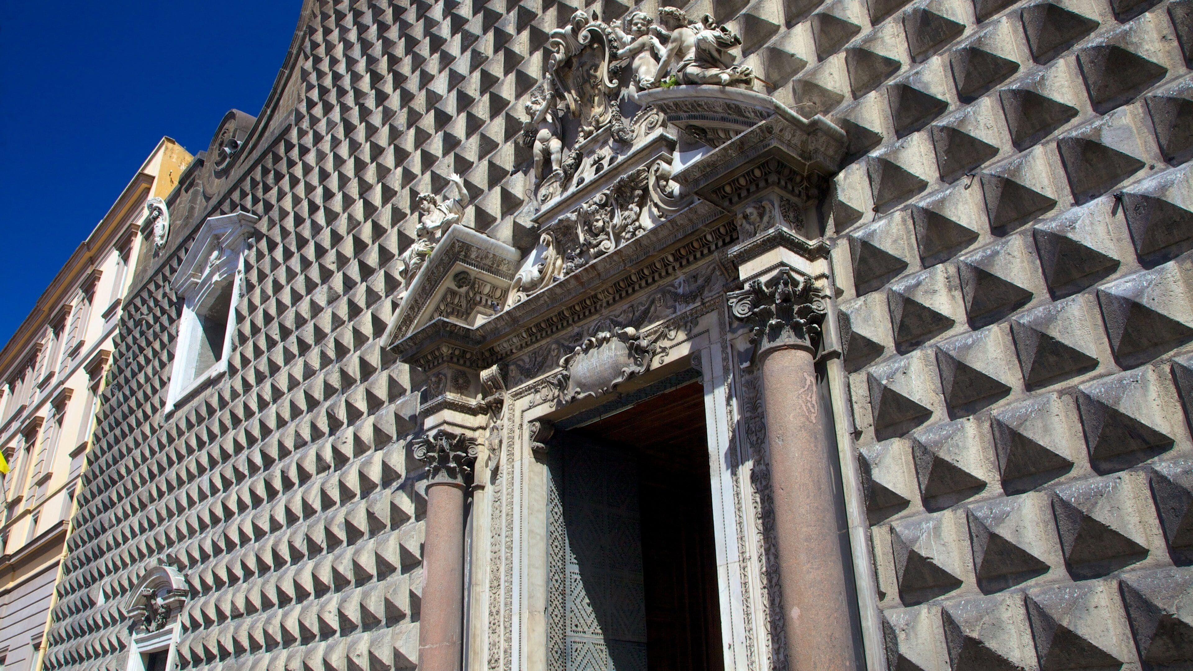 Church of Gesu Nuovo featuring religious elements and heritage architecture