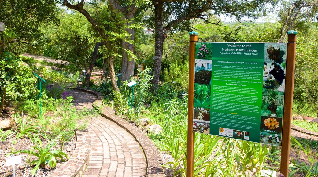 Lowveld Botanical Garden bevat landschappen en een park