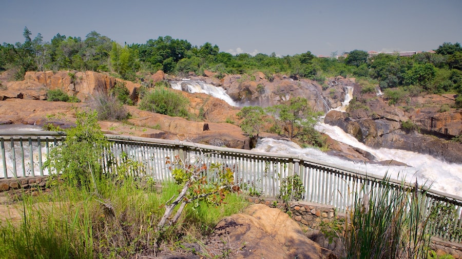 Lowveld Botanical Garden which includes a river or creek, a garden and rapids