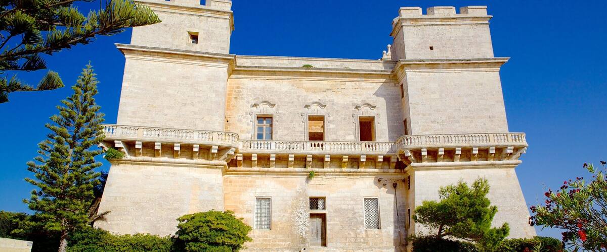 Selmun Palace featuring heritage architecture and a castle
