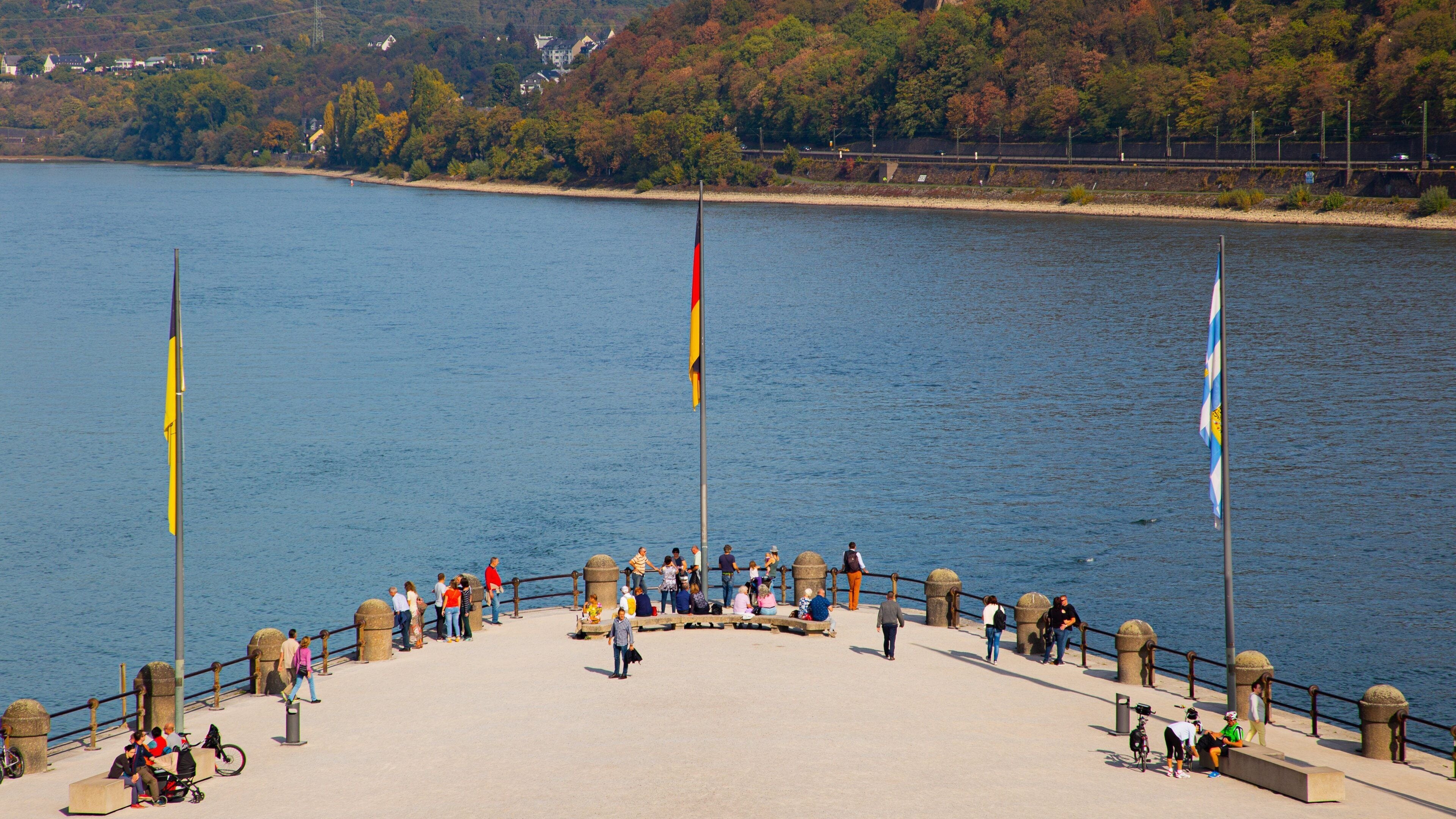 Deutsches Eck featuring views and a river or creek