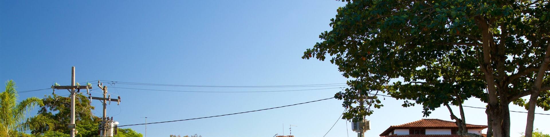 Santos Dumont Square which includes a small town or village