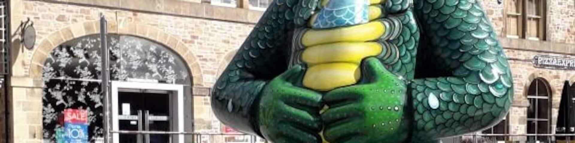 Another Oor Wullie in Inverness. This one shows the scamp as a loch Ness monster!