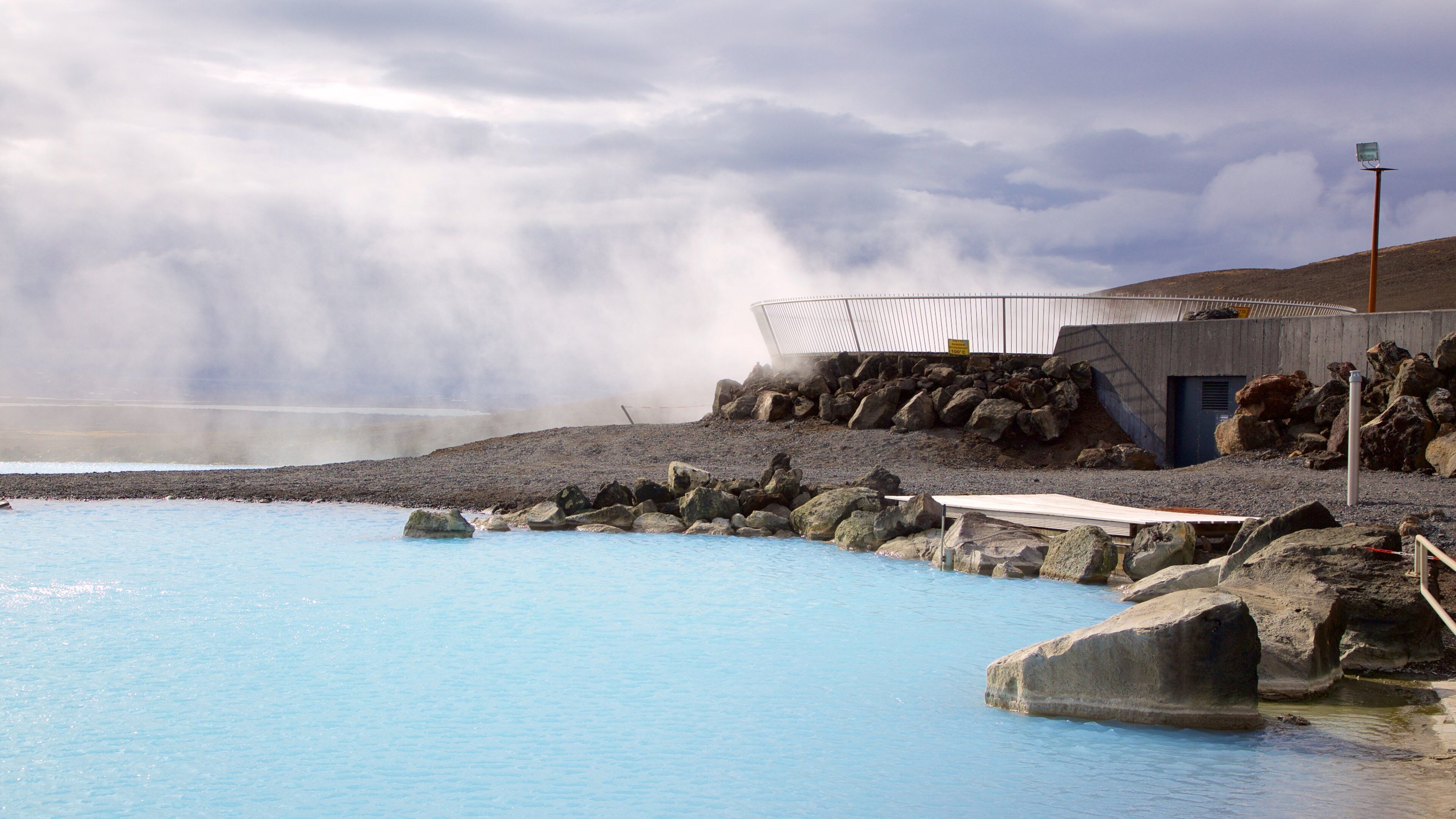 Myvatn Nature Baths which includes a hot spring