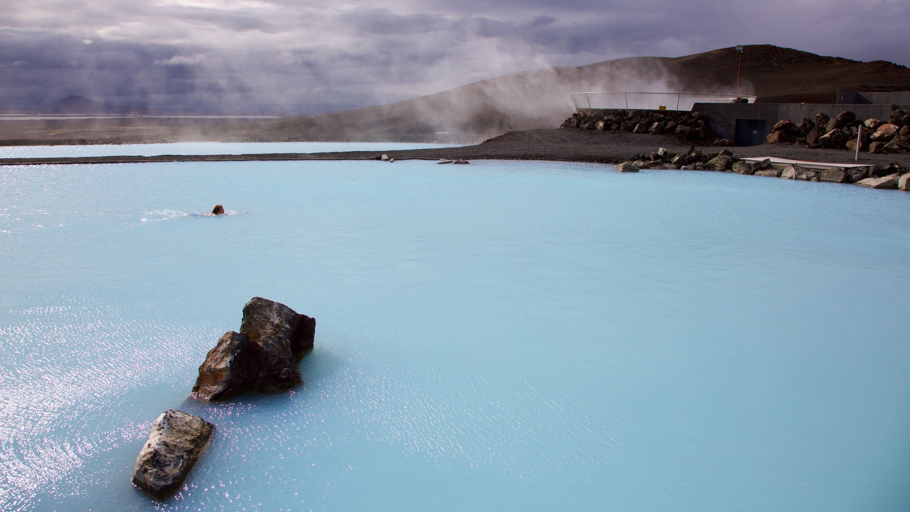 Myvatn Nature Baths which includes a hot spring