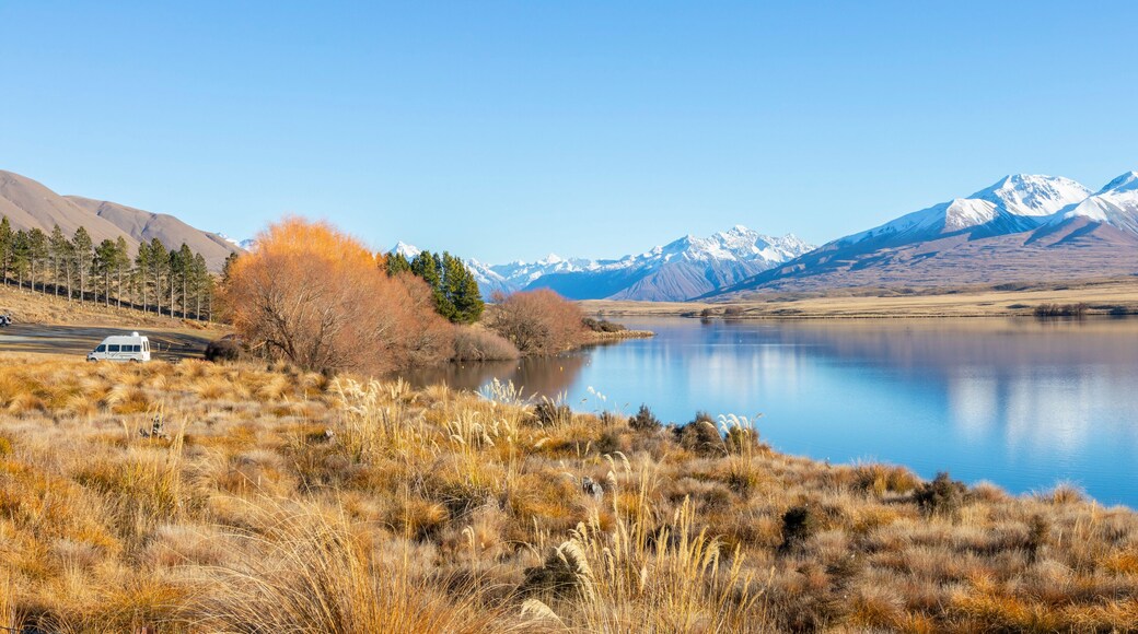 Ashburton Lakes in New Zealand