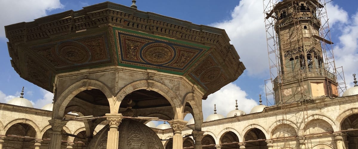 There is a brass clock tower in the middle of the northwestern riwak, which was presented to Muhammad Ali by King Louis Philippe of France in 1845. The clock was reciprocated with the obelisk of Luxor now standing in Place de la Concorde in Paris. Funny thing is that the clock has never worked... #Cairo #Egypt