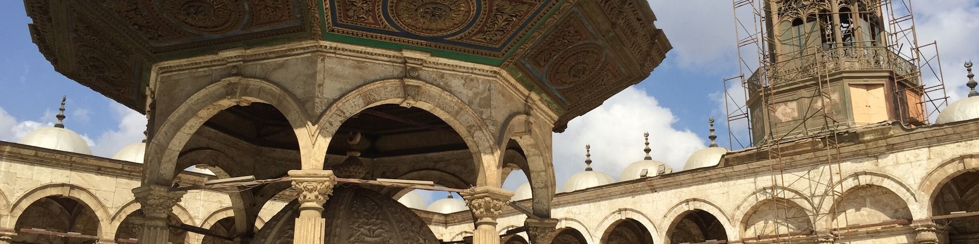 There is a brass clock tower in the middle of the northwestern riwak, which was presented to Muhammad Ali by King Louis Philippe of France in 1845. The clock was reciprocated with the obelisk of Luxor now standing in Place de la Concorde in Paris. Funny thing is that the clock has never worked... #Cairo #Egypt