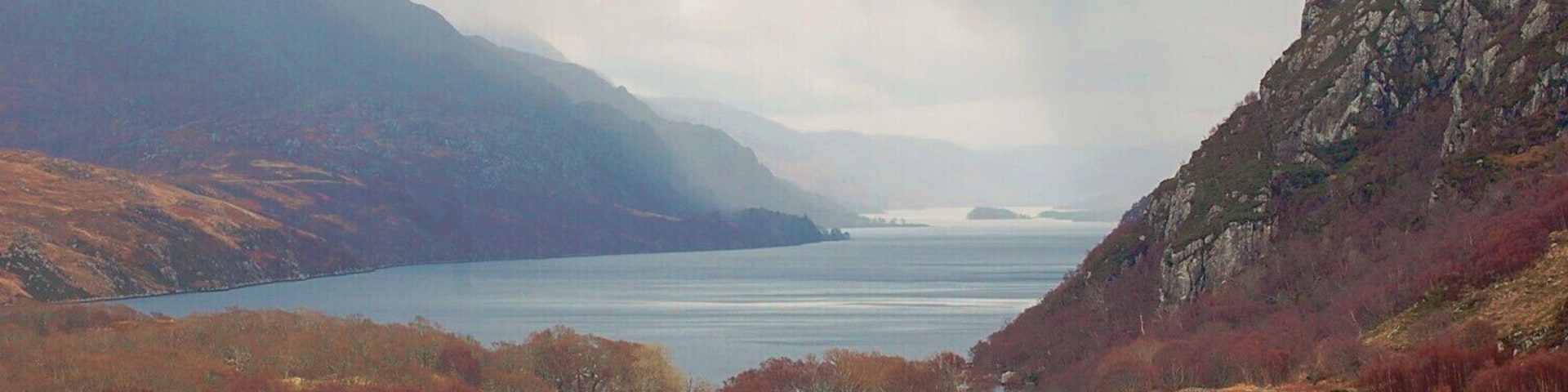 This beautiful loch in the North Weat highlands of Scotland is strangely enigmatic, the light and weather varying dramatically throughout its length.