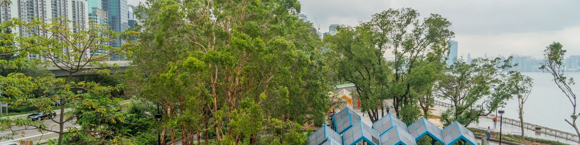 The Grand Promenade showing a park
