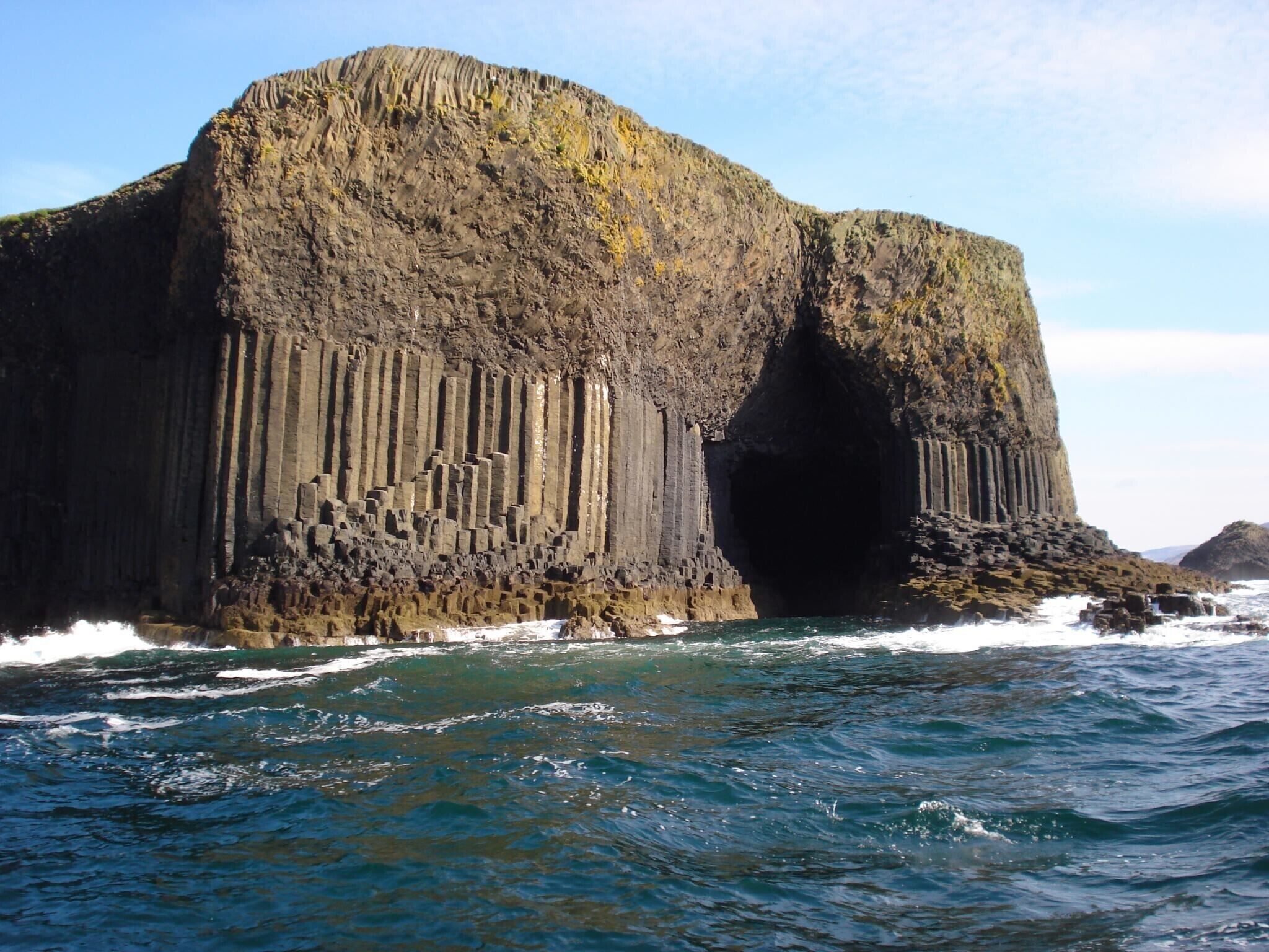 A visit to Fingal's Cave is never forgotten. Mesmerising crash of waves below kept me clutching the wall of the cave.