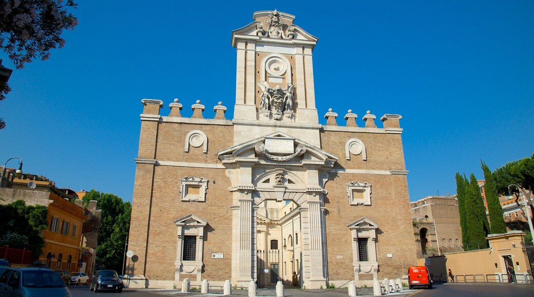 Via XX Settembre which includes a church or cathedral, heritage elements and heritage architecture