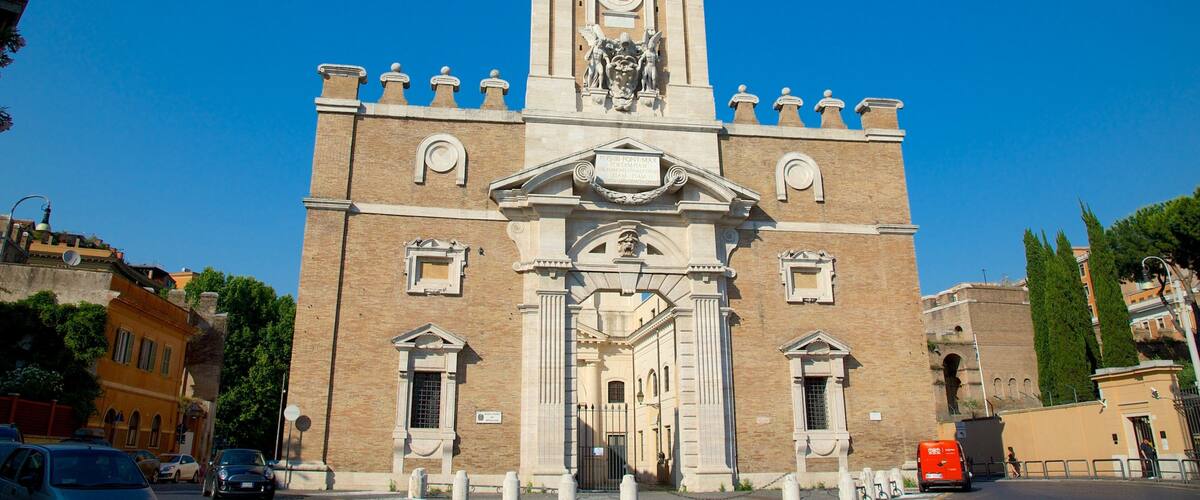 Via XX Settembre welches beinhaltet Stadt, historische Architektur und Geschichtliches