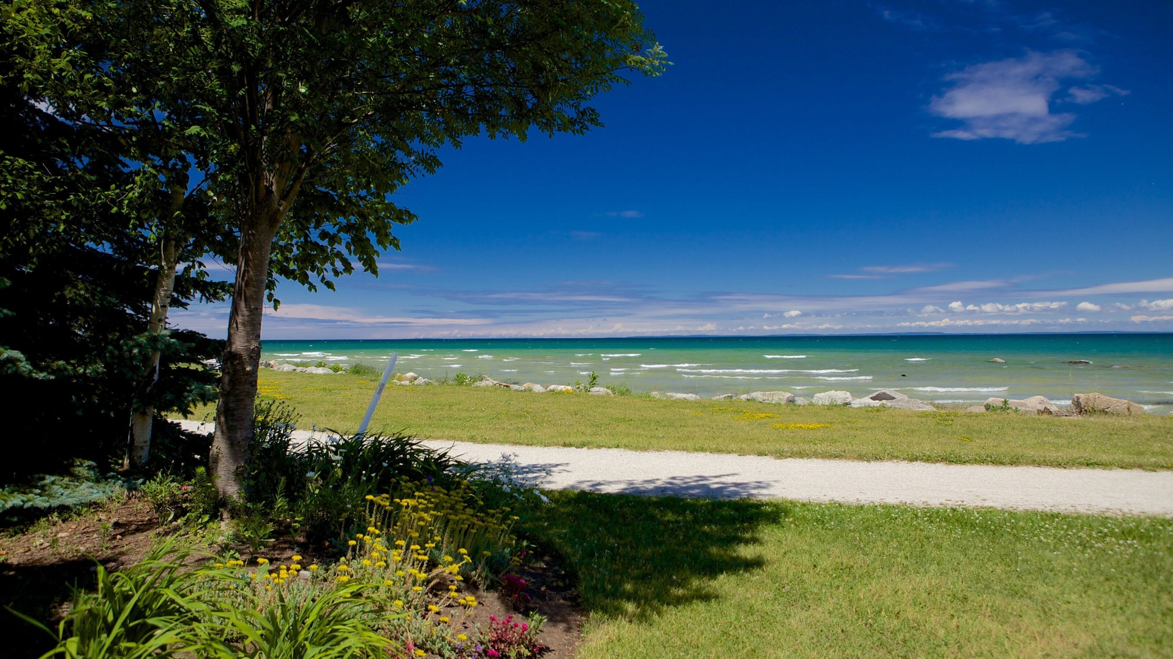 สวน Sunset Point เนื้อเรื่องที่ สวนสาธารณะ และ ชายฝั่งทะเล