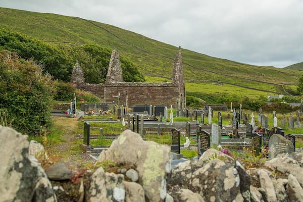 Kilmalkedar Church which includes heritage elements, a cemetery and a church or cathedral
