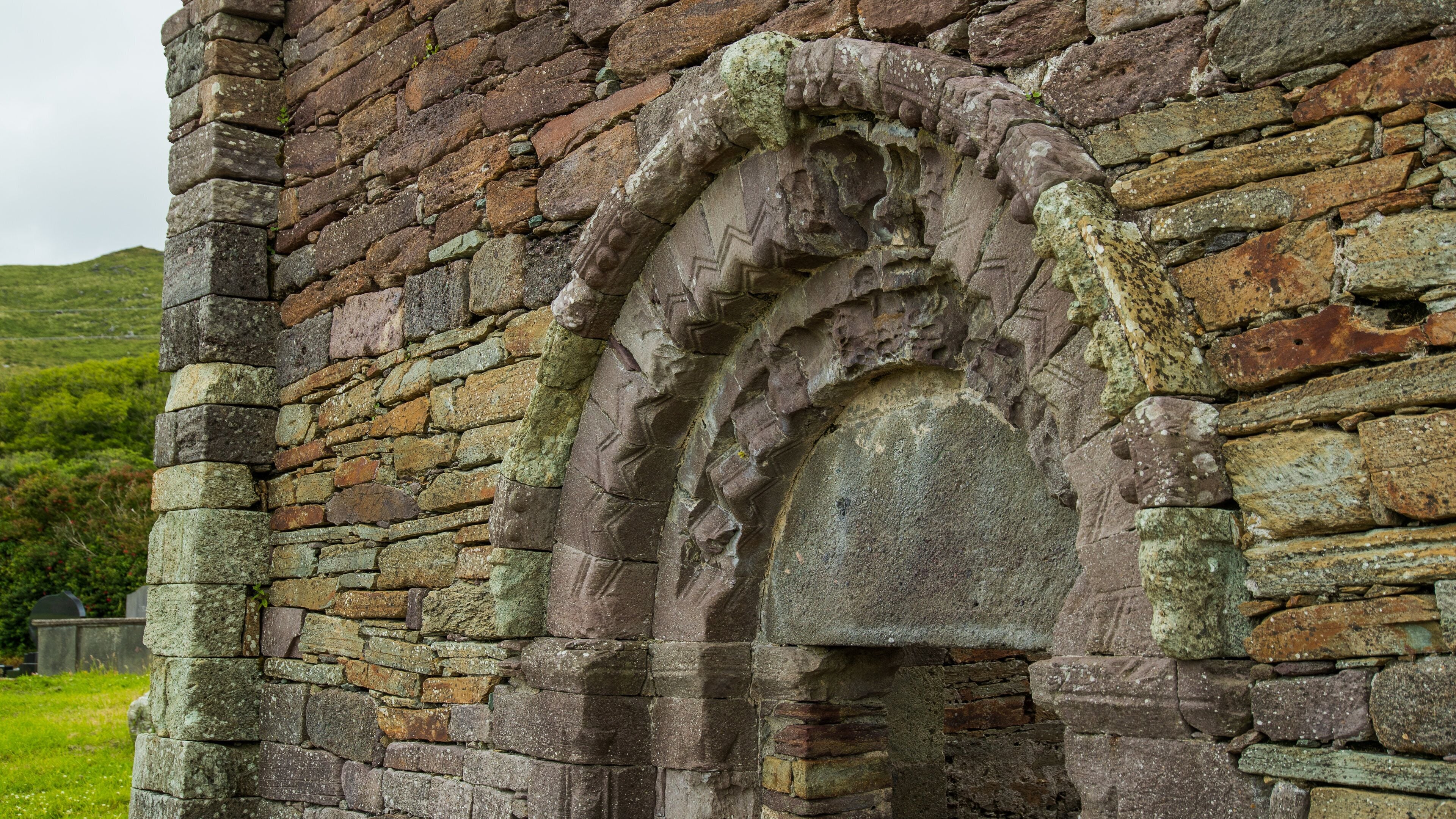 Kilmalkedar Church showing heritage elements