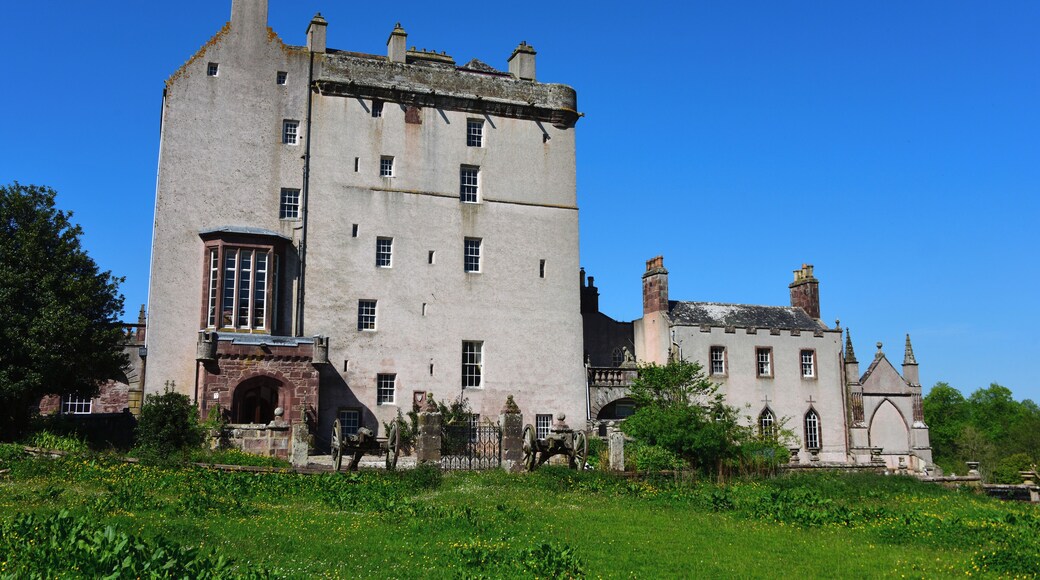 Delgatie Castle, an Elizabethan castle in Aberdeenshire.