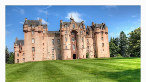 a stunning Scottish castle with beautiful grounds and lovely treasures to discover