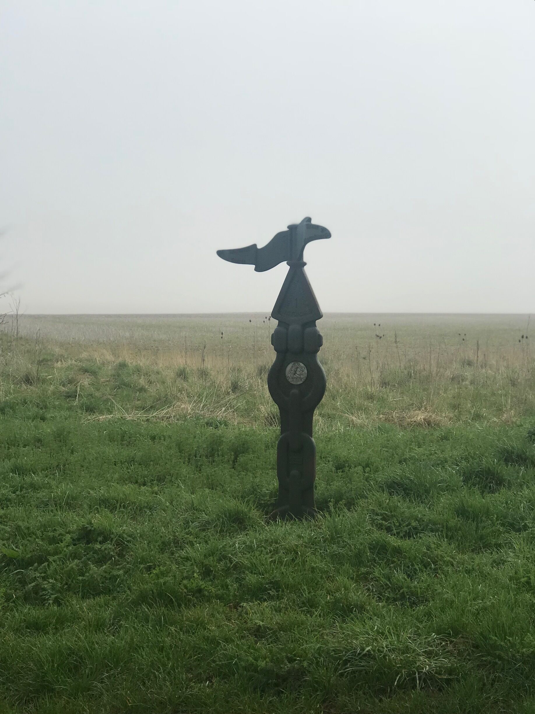 Misty morning bike ride through the Lincolnshire Wolds.