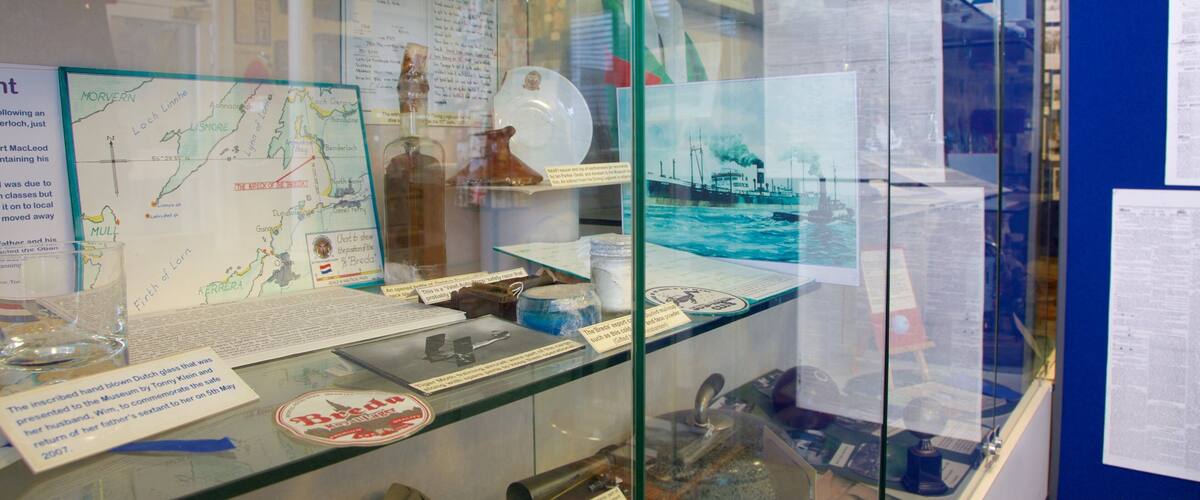 Oban War and Peace Museum showing heritage elements