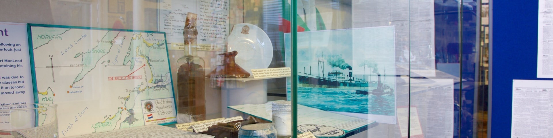 War and Peace Museum di Oban caratteristiche di oggetti d\'epoca