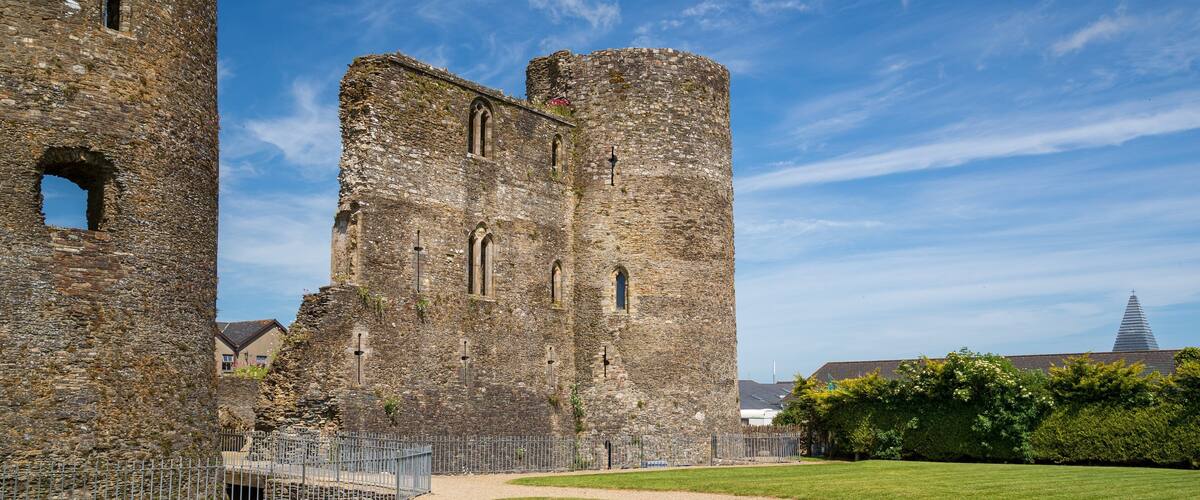 Ferns Castle which includes building ruins, chateau or palace and heritage architecture