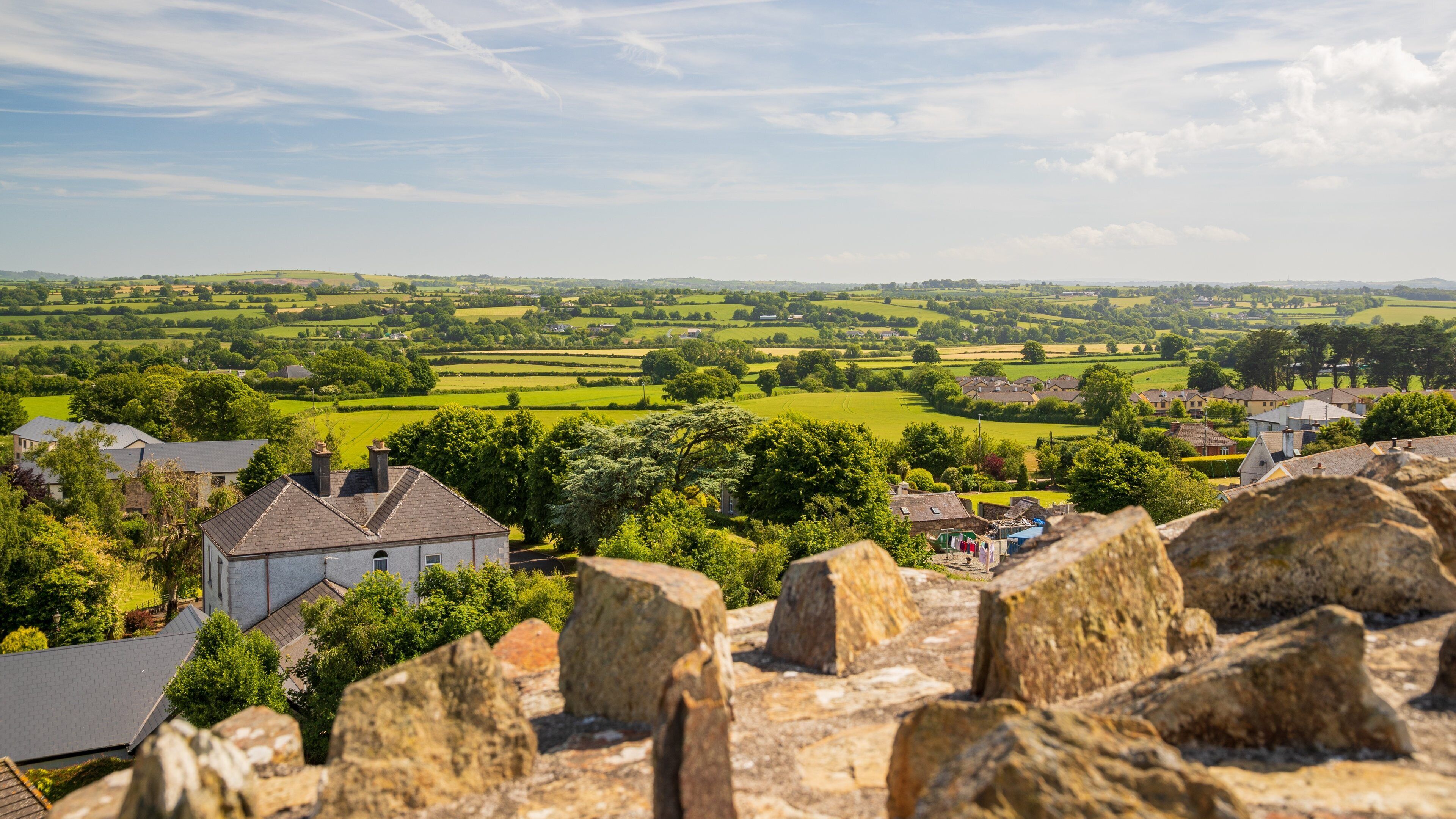 Ferns Castle showing tranquil scenes, views and landscape views