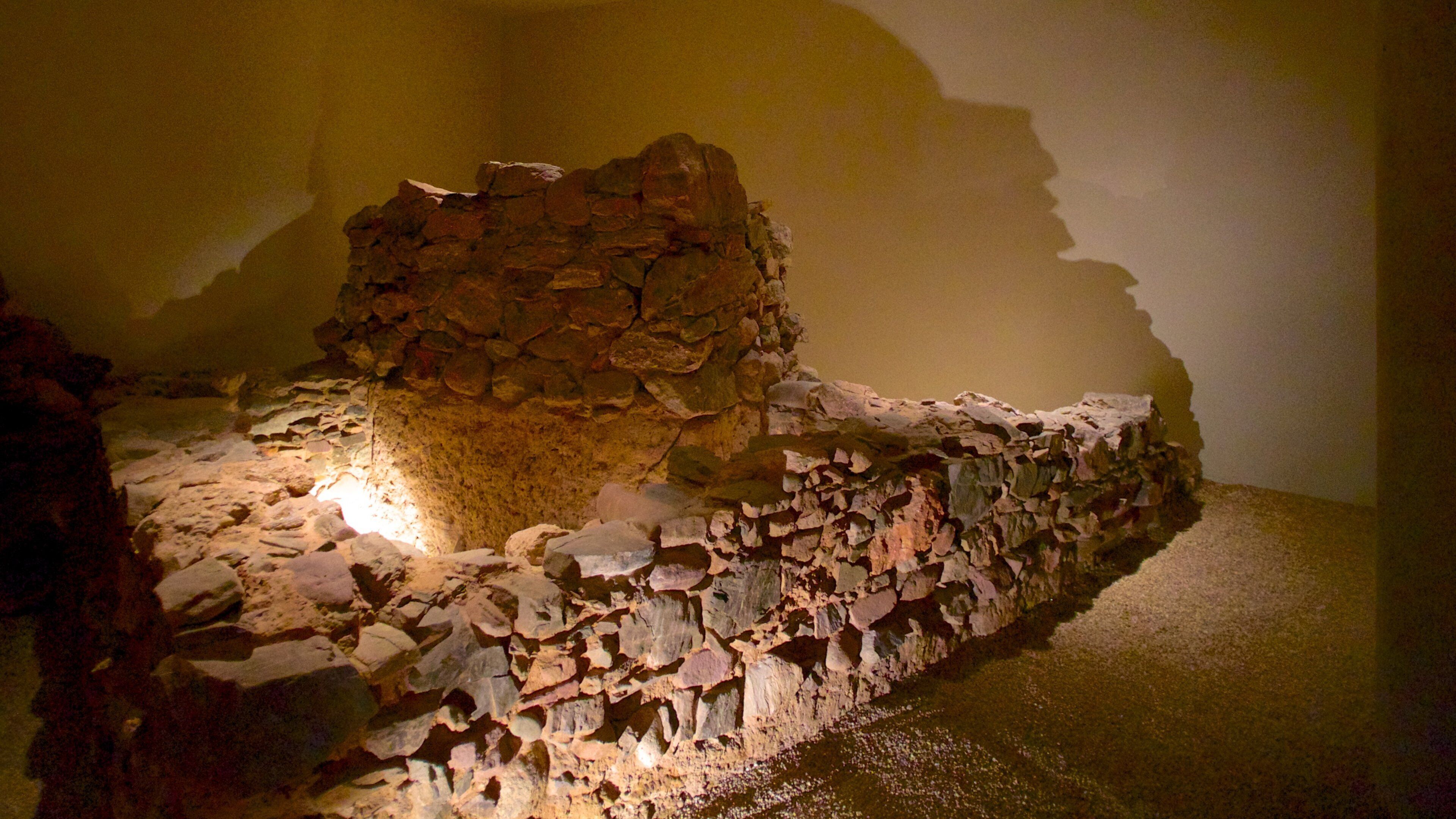 Picasso Museum Malaga featuring interior views