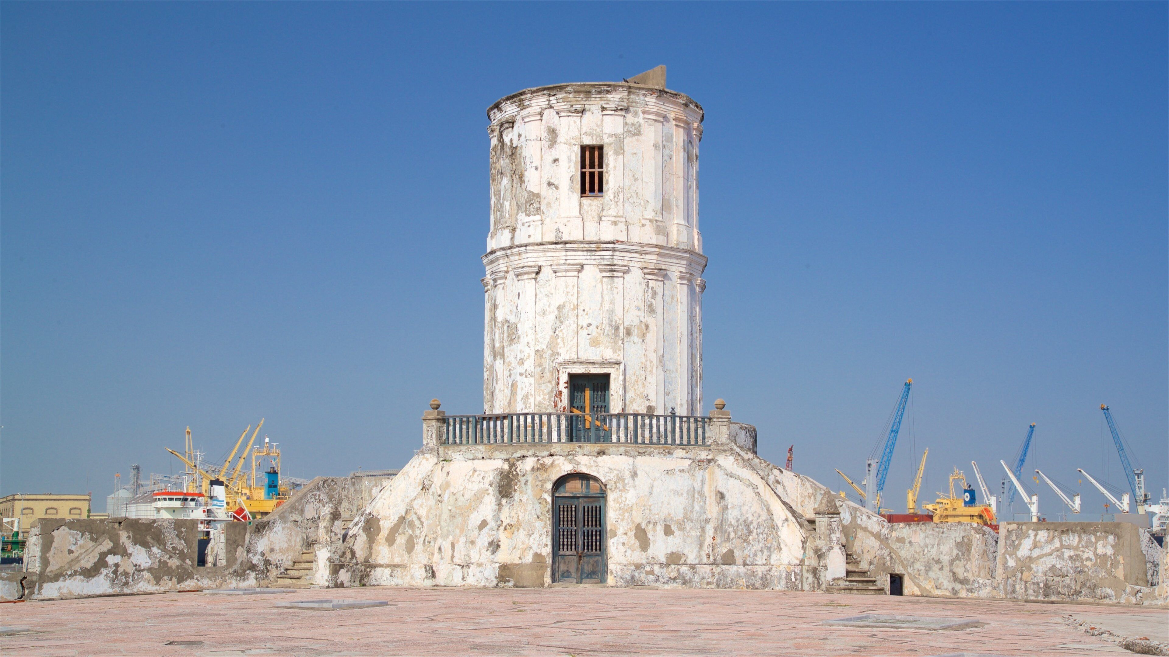 San Juan de Ulua-slottet og byder på kulturarvsgenstande