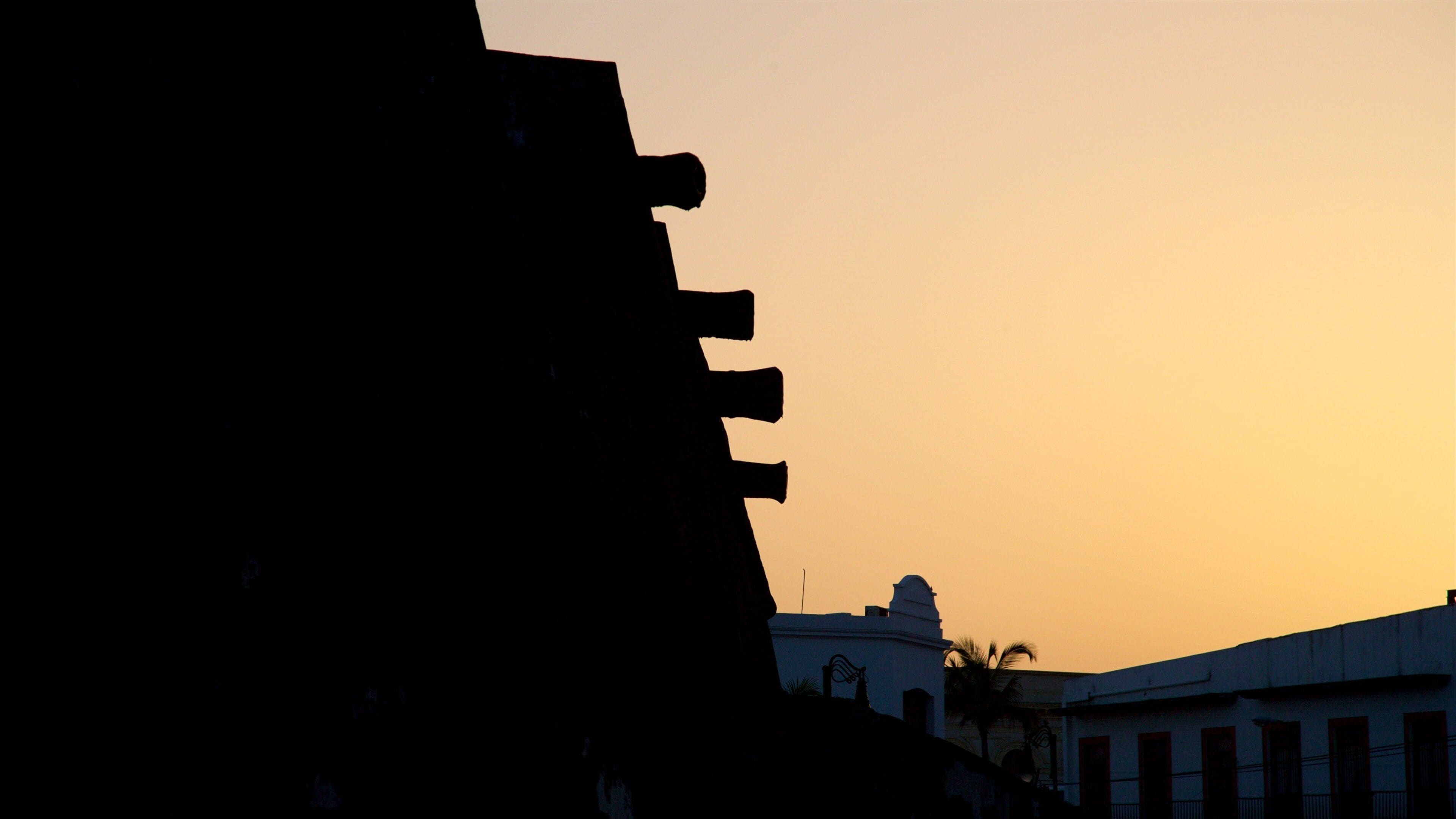 Bastion of Santiago Museum featuring a sunset