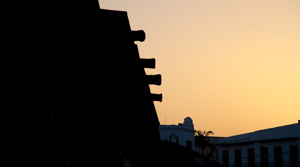 Bastion of Santiago Museum featuring a sunset