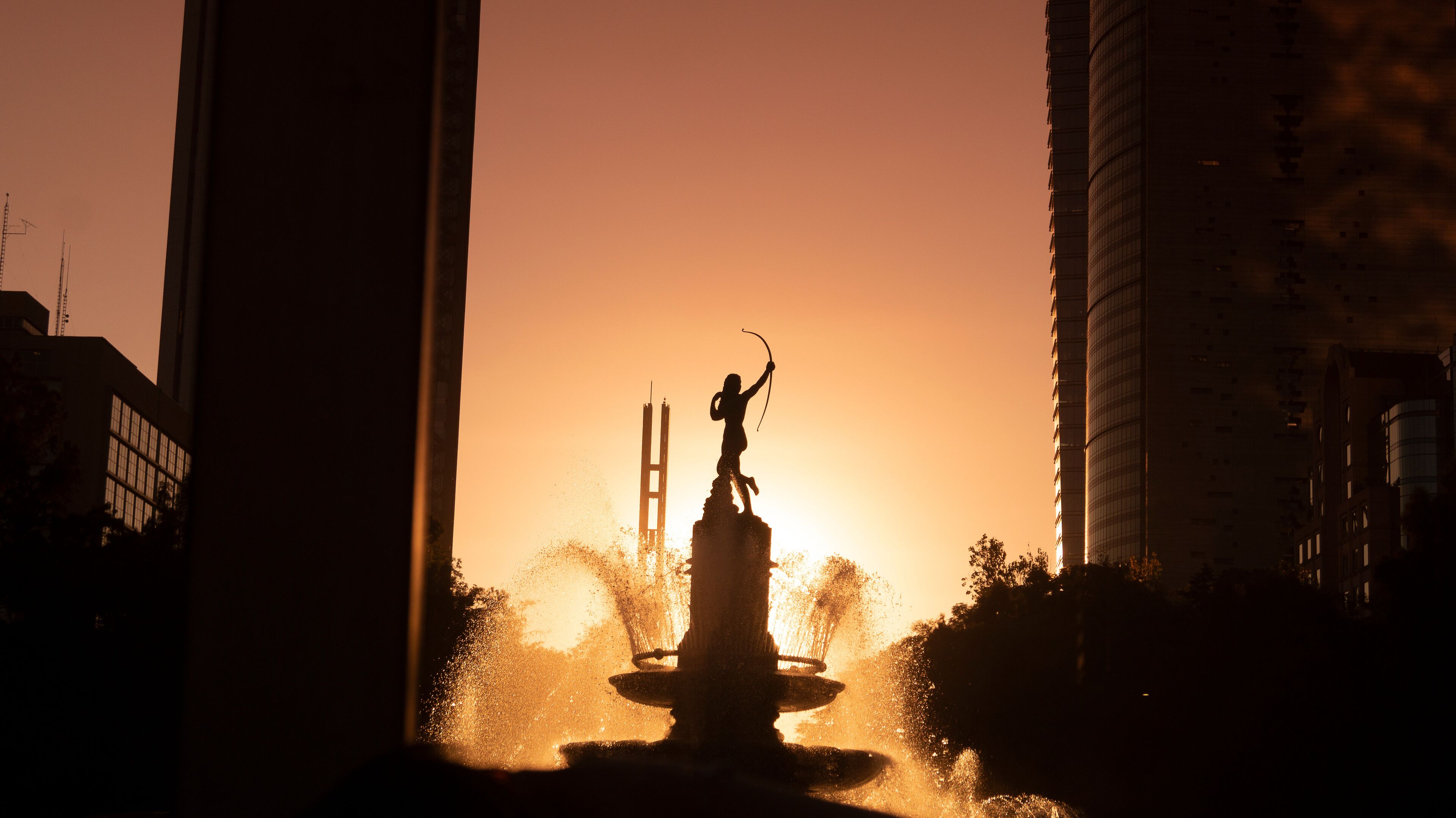 Diana Cazadora al atardecer Ciudad de México