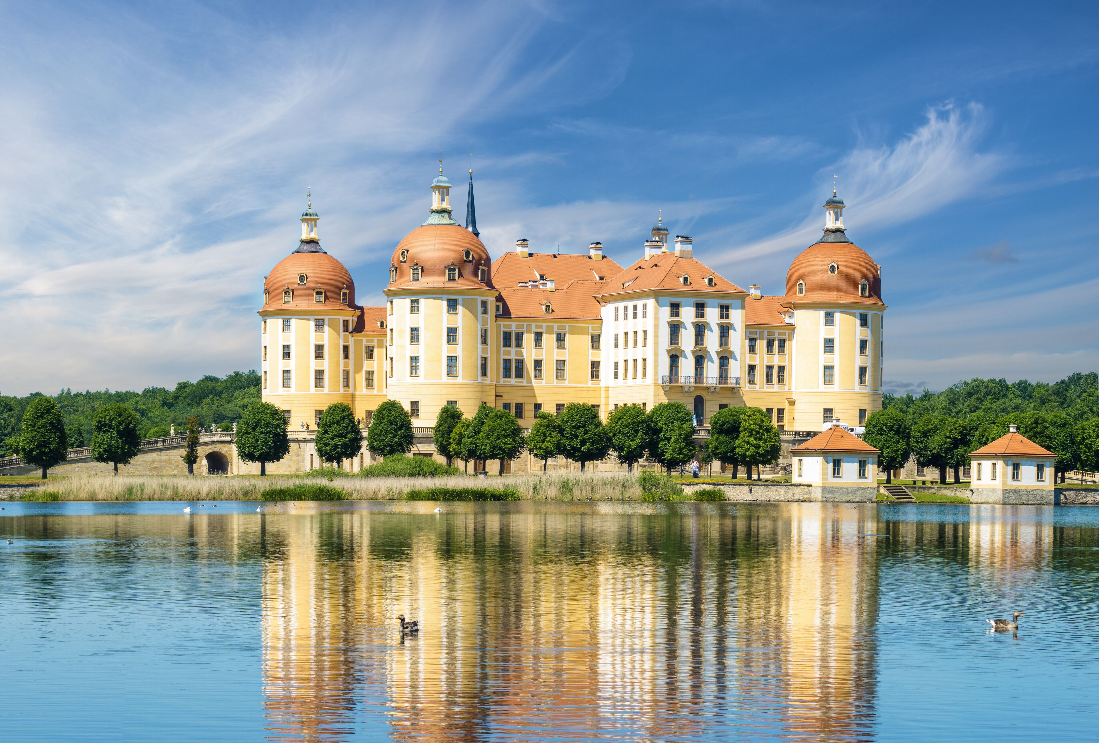 Moritzburg Castle in Saxony, near Dresden