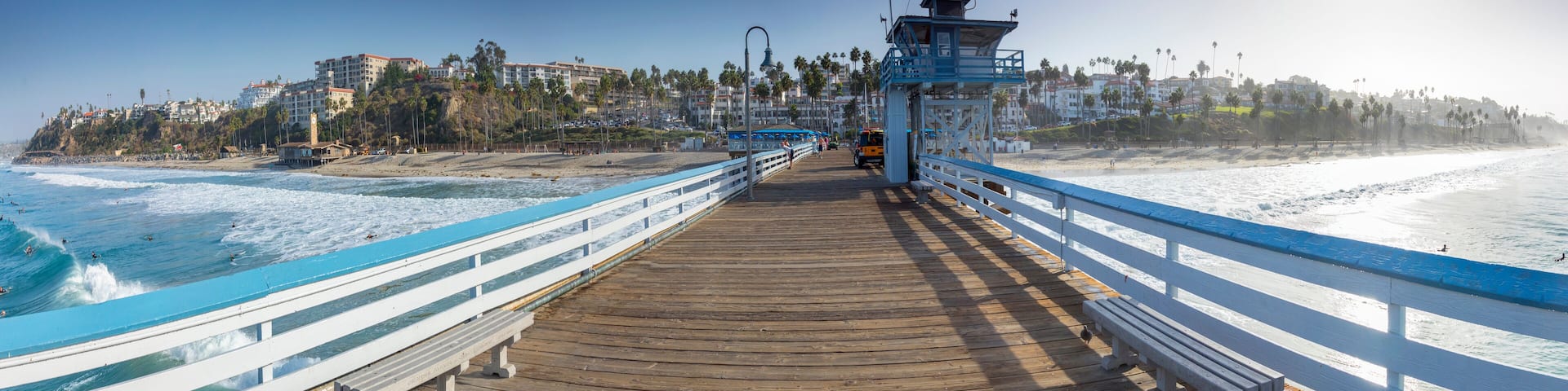 Panorama from San Clemente Pier, San Clemente, California, USA