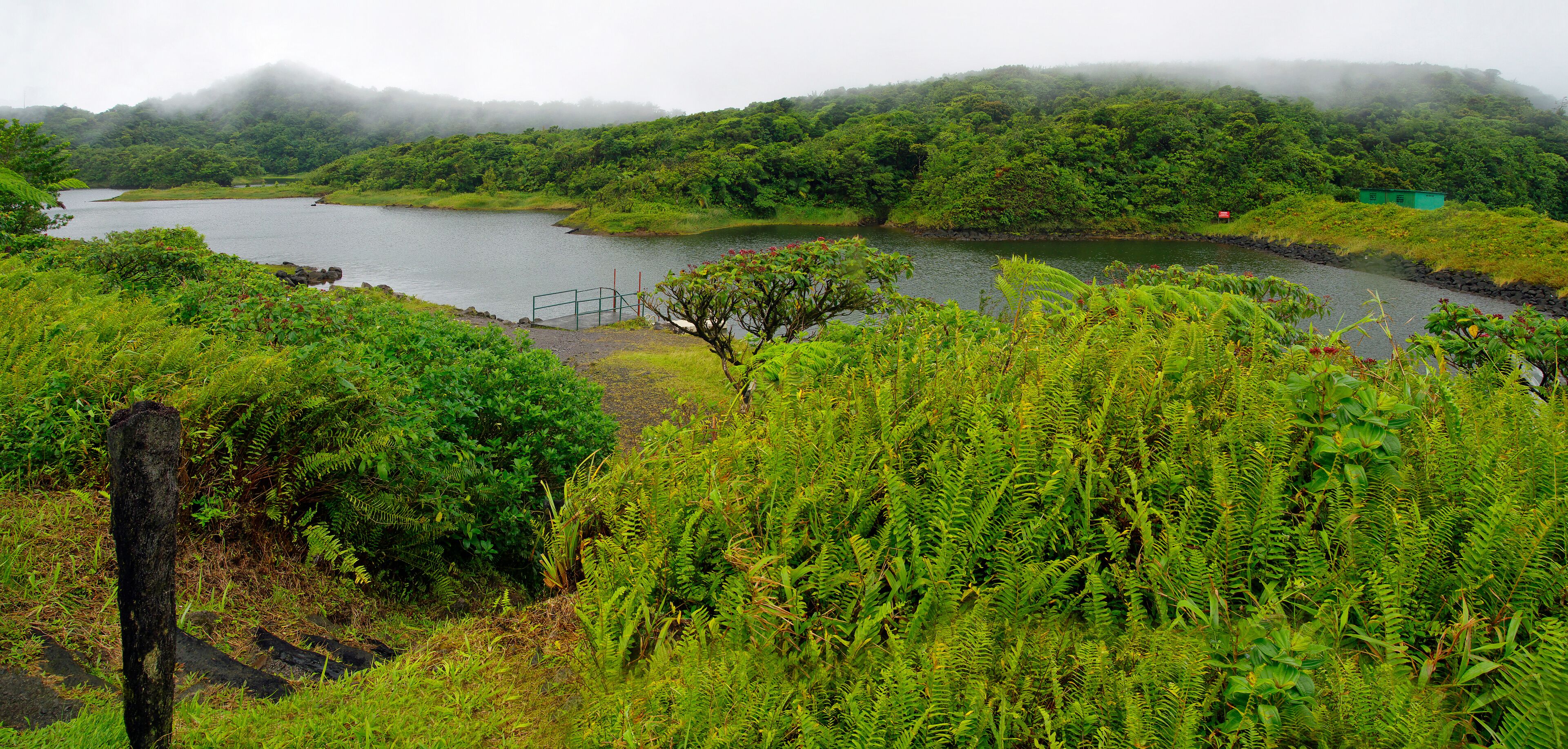 The Freshwater Lake, Morne Trois Pitons National Park (UNESCO Heritage Site), Dominica. Lesser Antilles