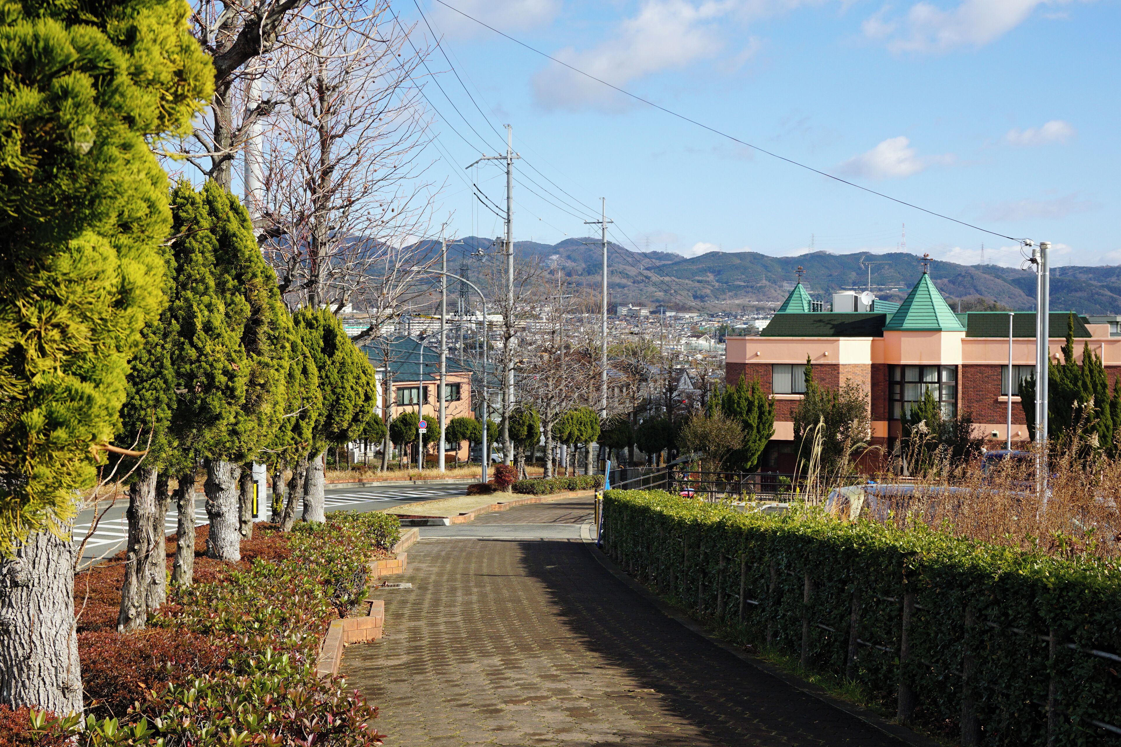 At Nanpeidai 5-chome, Takatsuki, Osaka prefecture, Japan.