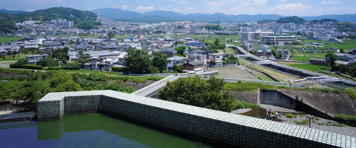 Aquapia Akutagawa in Nanpeidai 5-chome, Takatsuki, Osaka prefecture, Japan.