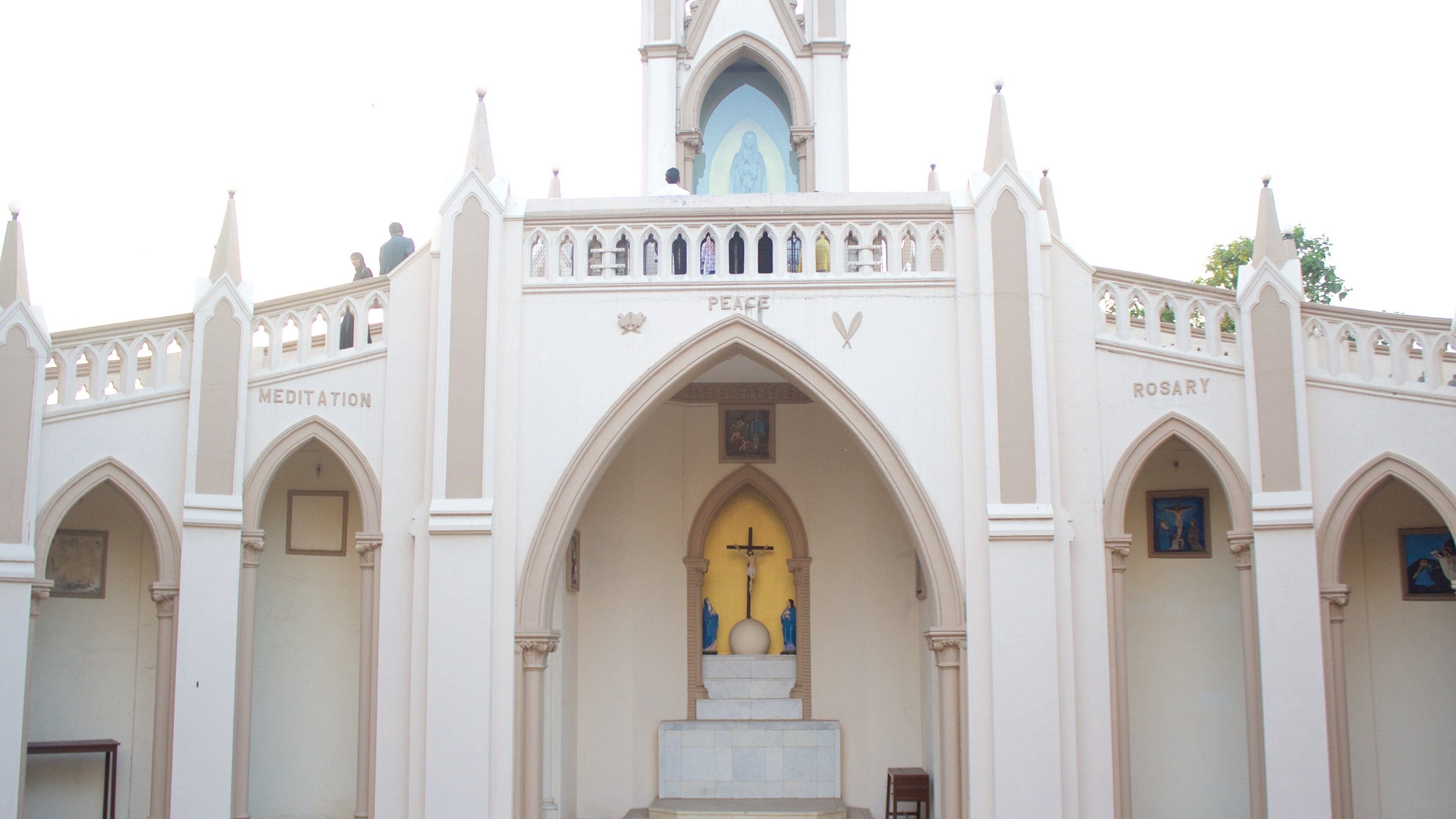 Mt. Mary Church which includes heritage elements and a church or cathedral