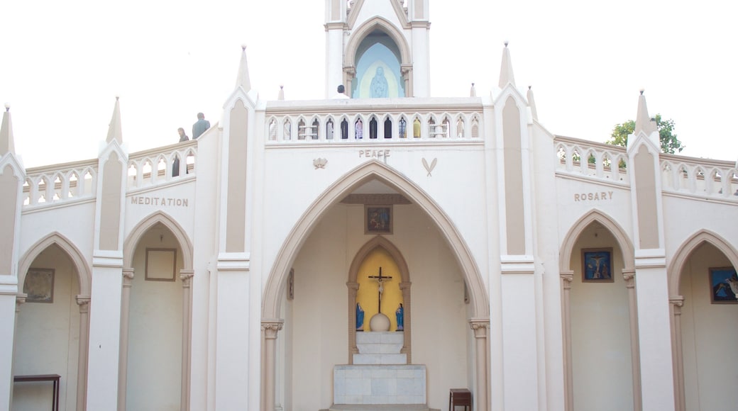 Mt. Mary Church which includes heritage elements and a church or cathedral