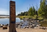 Lake Itasca at Itasca State Park near Bemidji Minnesota is the headwaters of the Mississippi River
