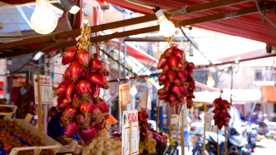 Ballaro Market which includes food
