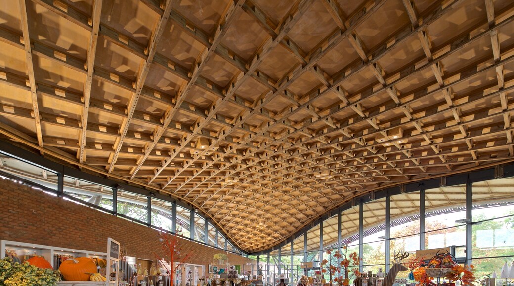 Savill Garden featuring interior views